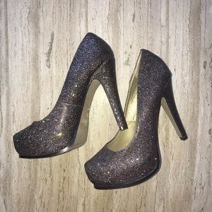 Madden Girl Glitter Heels